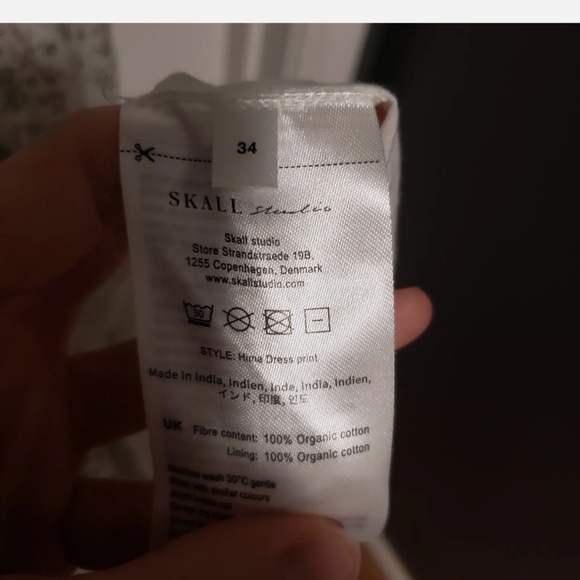 SKALL Studio hima cotton maxi dress small 34 Shiro print - Picture 5 of 7